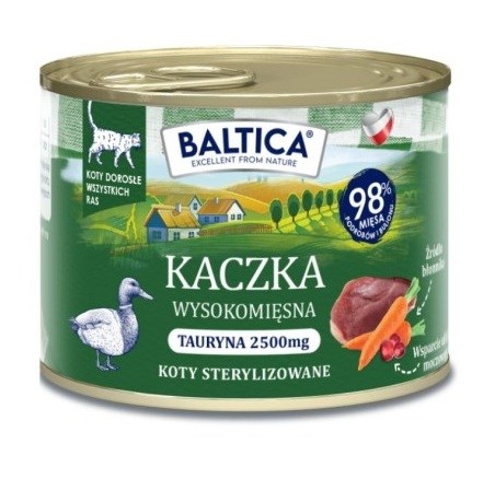 Baltica Regional Flavors Duck Wet Cat Food - 185g