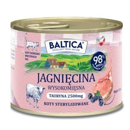 BALTICA Lamb Wet Cat Food - 185g