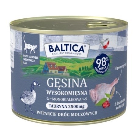 Baltica Regional Flavors Goose Wet Cat Food - 185g