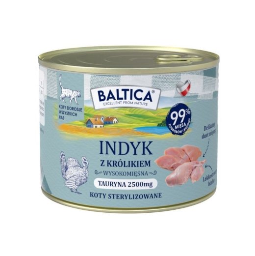 BALTICA Flavors of the Regions Turkey with Rabbit Wet Cat Food - 185g