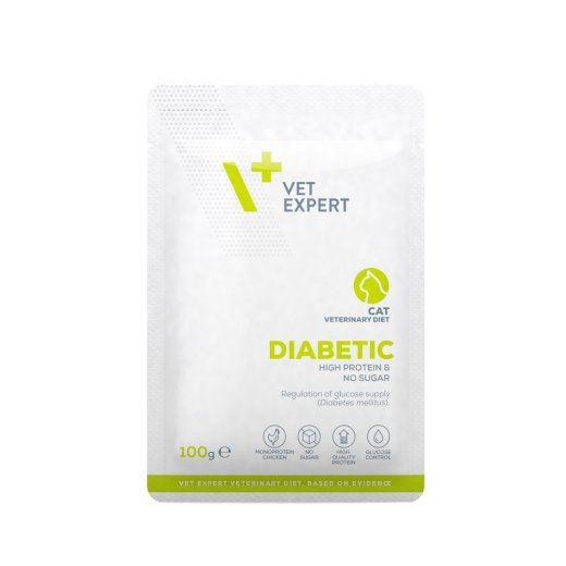 VETEXPERT Veterinary Diet Diabetic Cat - wet food for cats - 100g