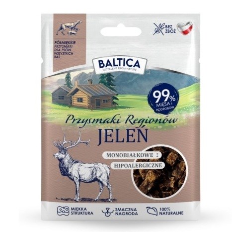 BALTICA Regional Treats Monoprotein Deer - dog treat - 30g