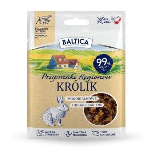 BALTICA Treats regions Monoprotein Rabbit - dog treat - 30g