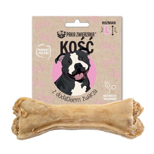 PAKA ZWIERZAKA Bone with tripe additive L 13,5 cm - dog treat - 70g