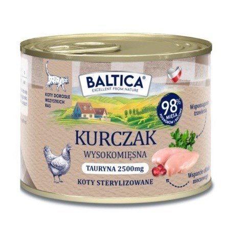 Chicken - wet cat food - 185g