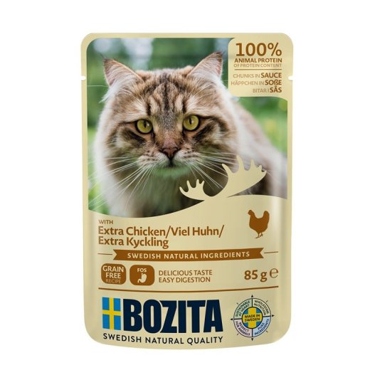 Bozita Chicken Chunks in Sauce Wet Cat Food - 85g