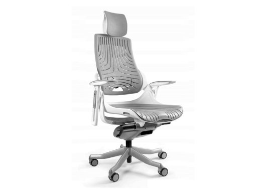 UNQ Wau TPE-8 office chair, grey/white