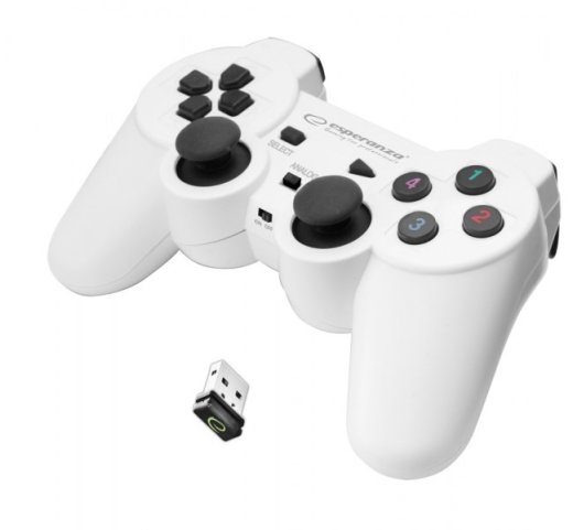 Esperanza EGG108W Gaming Controller Black, White