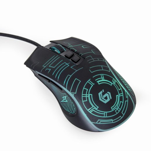 Gembird MUSG-RGB-01 mouse Right-hand USB Type-A