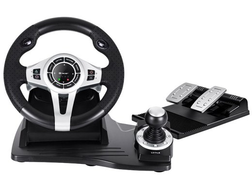 TRC Tracer TRAJOY46524 Black Steering Wheel