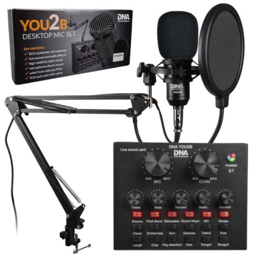 DNR DNA YOU2B Podcast Kit (Microphone