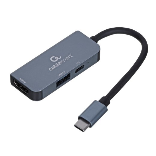 Gembird A-CM-COMBO3-02 USB Type-C 3-in-1 Multi-Port