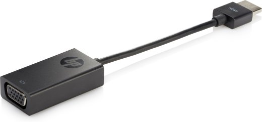 HP HDMI to VGA Cable Adapter VGA (D-Sub) HDMI Type A (Standard) Black