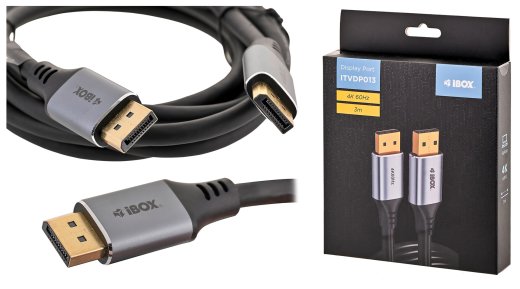 IBox ITVDP013 DisplayPort cable 4K 60Hz