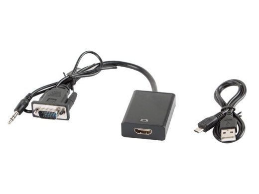 LAE Lanberg AD-0021-BK video cable adapter