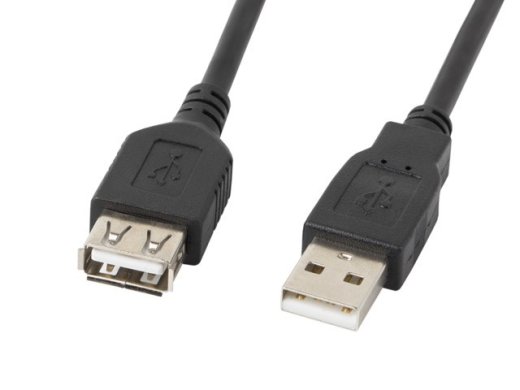 LAE Lanberg CA-USBE-10CC-0007-BK 0.7m USB