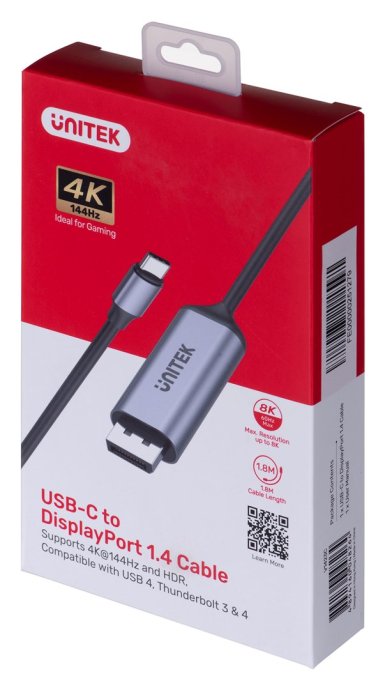 UTK UNITEK ADAPTER USB-C, DISPLAYPORT 1