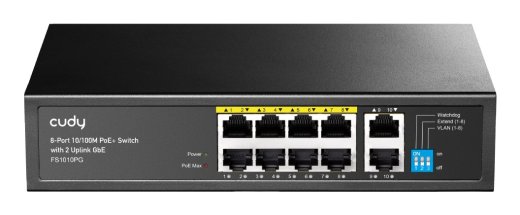 Cudy FS1010PG switch sieciowy niezarzadzany Fast