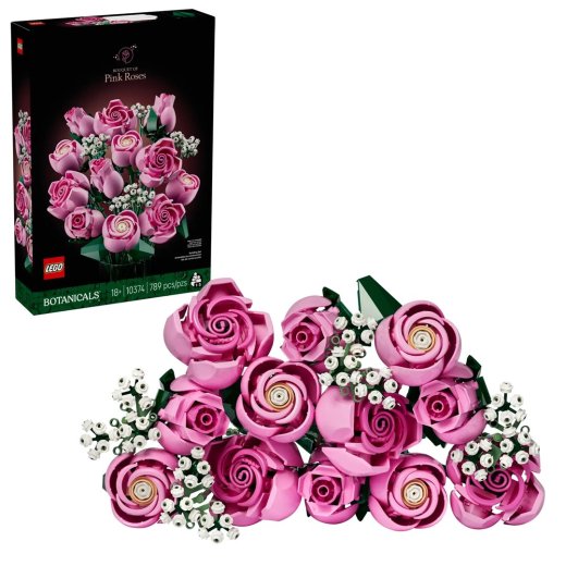 LEGO Botanicals 10374 Pink Rose Bouquet