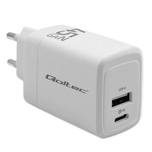 QOC Qoltec 51825 GaN 45W charger