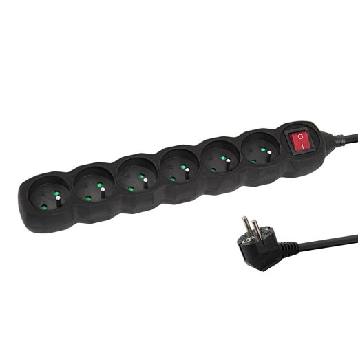 Esperanza ELK217K Power strip 6GN/1,5M