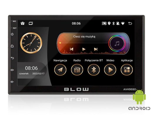 BLOW AVH-9930 2DIN 7" GPS Android