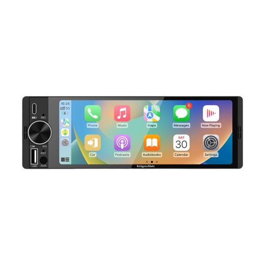 KAM Kruger&Matz KM2016 1DIN CarPlay/Android Auto