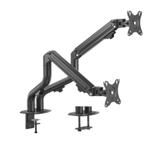 Gembird MA-DA2-02 Adjustable 2-display desk mount