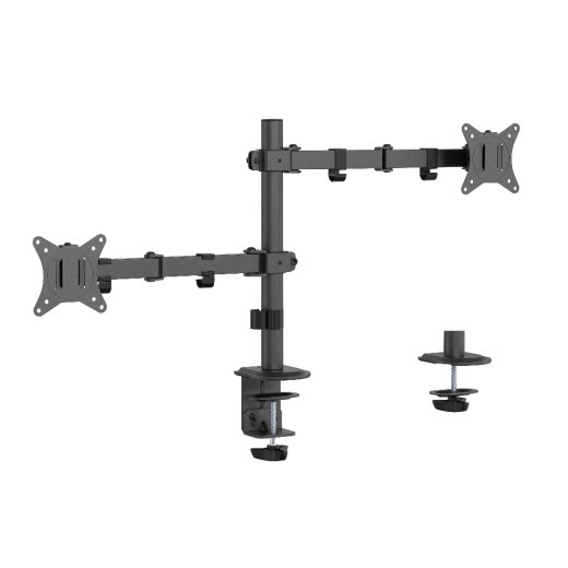 Gembird MA-D2-03 Adjustable double monitor desk