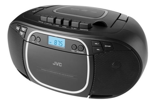 JVC RC-E451B portable CD player, black