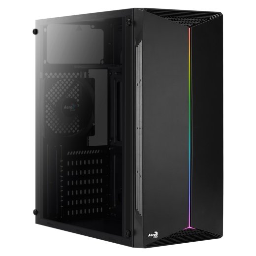 Aerocool Split Midi Tower, Black