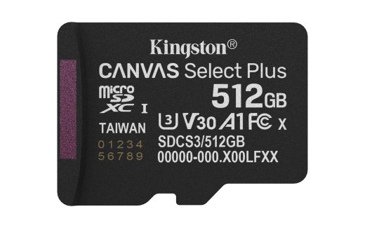 Kingston 512GB microSDXC Canvas Select Plus