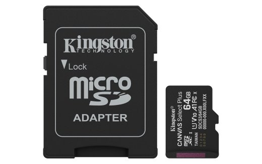 KINGSTON 64GB microSDXC Canvas Select Plus