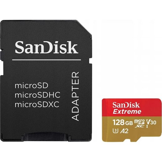 SAD SanDisk Extreme 128 MicroSDXC UHS-I