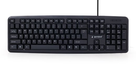 Gembird KB-U-103 USB US English Black