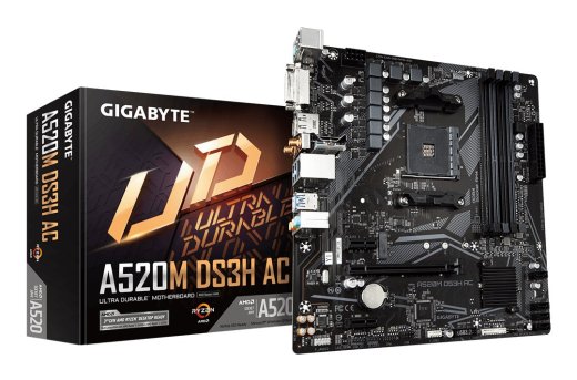 GIGABYTE A520M DS3H AC Motherboard -
