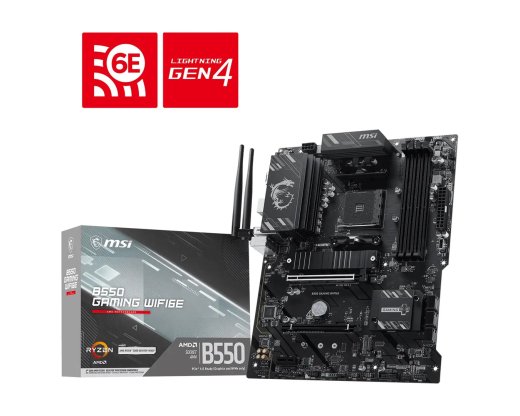 MIS MSI B550 GAMING WIFI6E motherboard