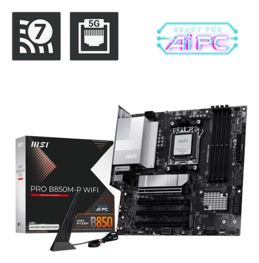 MIS MSI PRO B850M-P WIFI motherboard