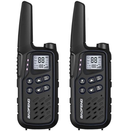 Baofeng BF-T25E Black Walkie-Talkie, 2 pieces