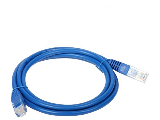 Alantec KKU5NIE0.5 networking cable, blue, 0.5 m Cat5e U/UTP (UTP)