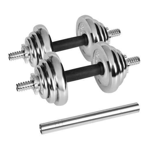 REL REBEL ACTIVE Chrome Adjustable Dumbbells