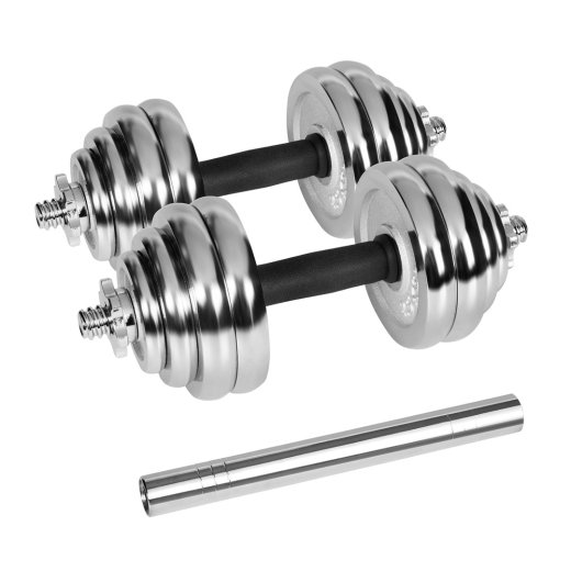 REL REBEL ACTIVE Chrome Adjustable Dumbbells