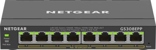 NGE NETGEAR 8-Port Gigabit Ethernet High-Power