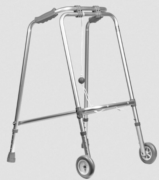 RF-100 Silver Aluminium Ramka Wsparcia Spacerowej