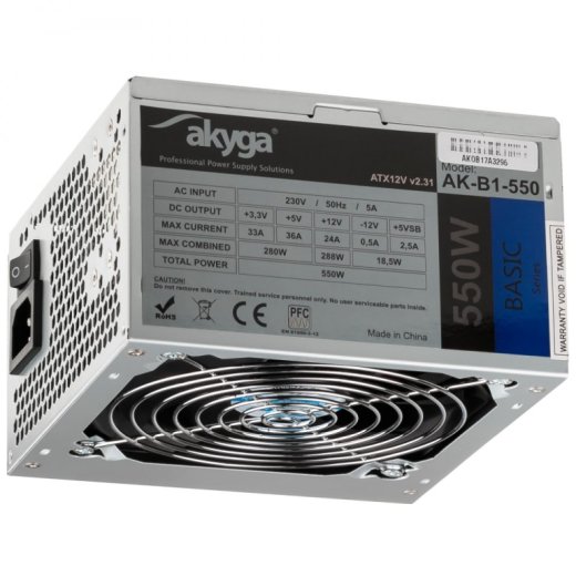 AKG Akyga AK-B1-550 power supply unit
