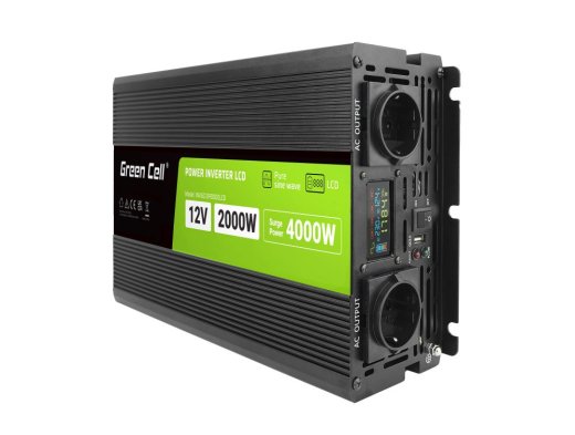 GCE Green Cell PowerInverter LCD 12V