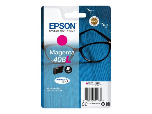 Epson 408L Magenta 1700-Page Ink C13T09K34010