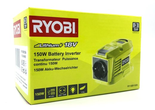 Ryobi RY18BI150A ONE+ 18V Battery Inverter (No Battery Included)