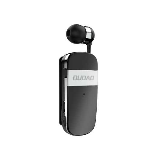 Dudao GU9 Extendable Wiring Bluetooth Earphone, Black