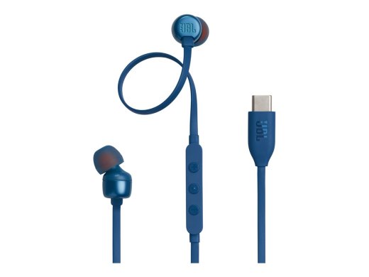 JBL TUNE 310C USB Wired Earbuds Blue